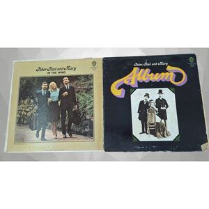 Vtg  Peter Paul and Mary Bundle of 2 LP vinyl albums